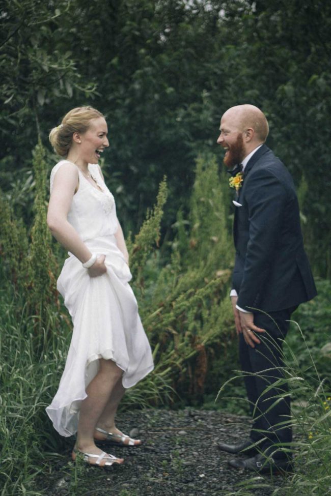 Happy dance of love in Iceland