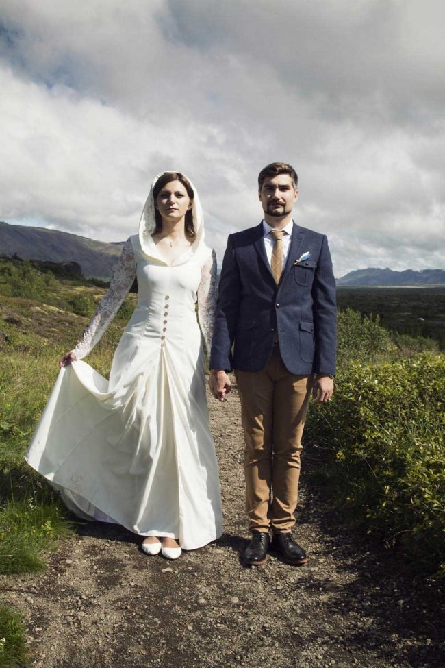 Russian couple just married in Iceland